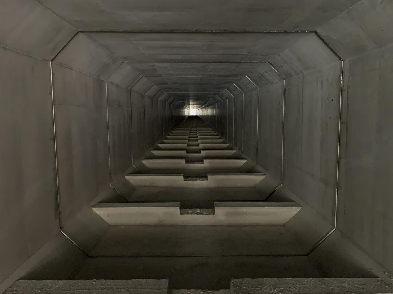 Box culvert interior