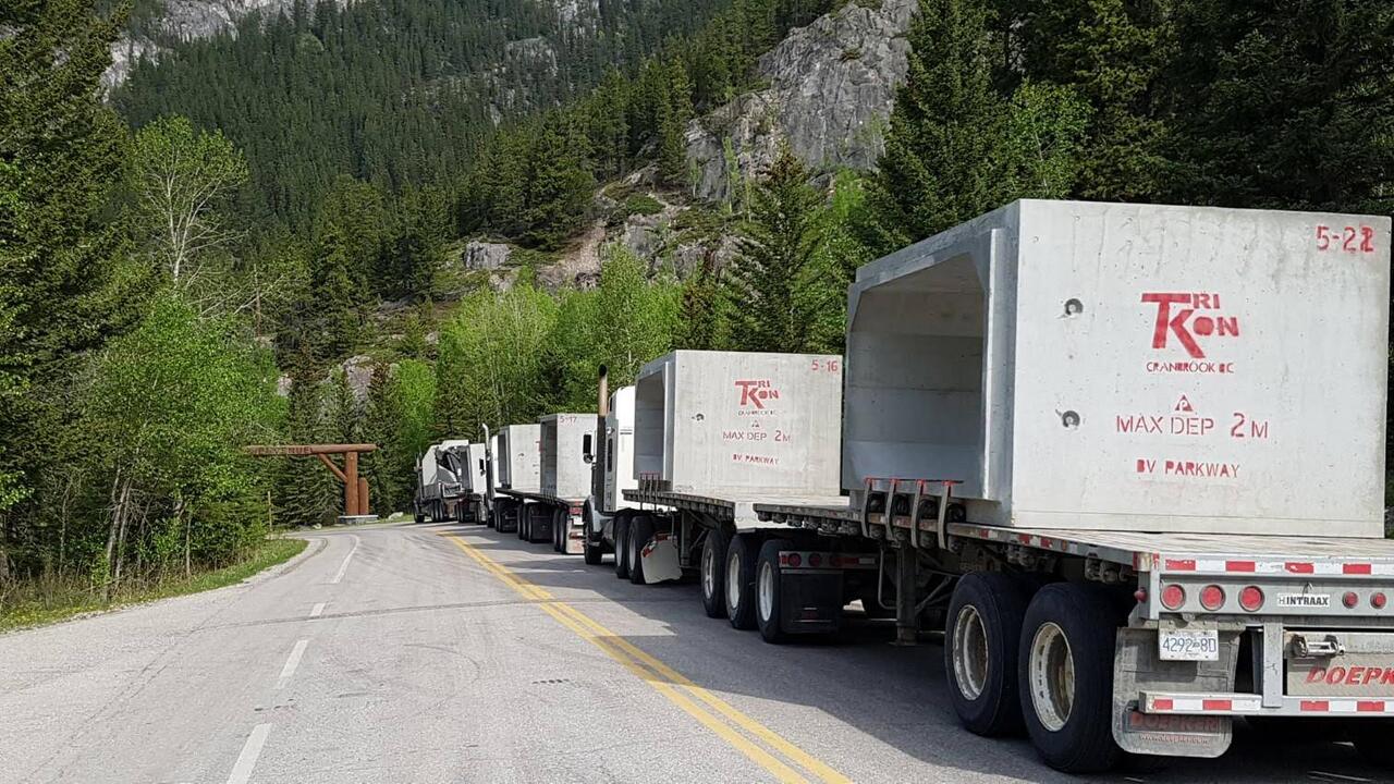 Box culvert delivery