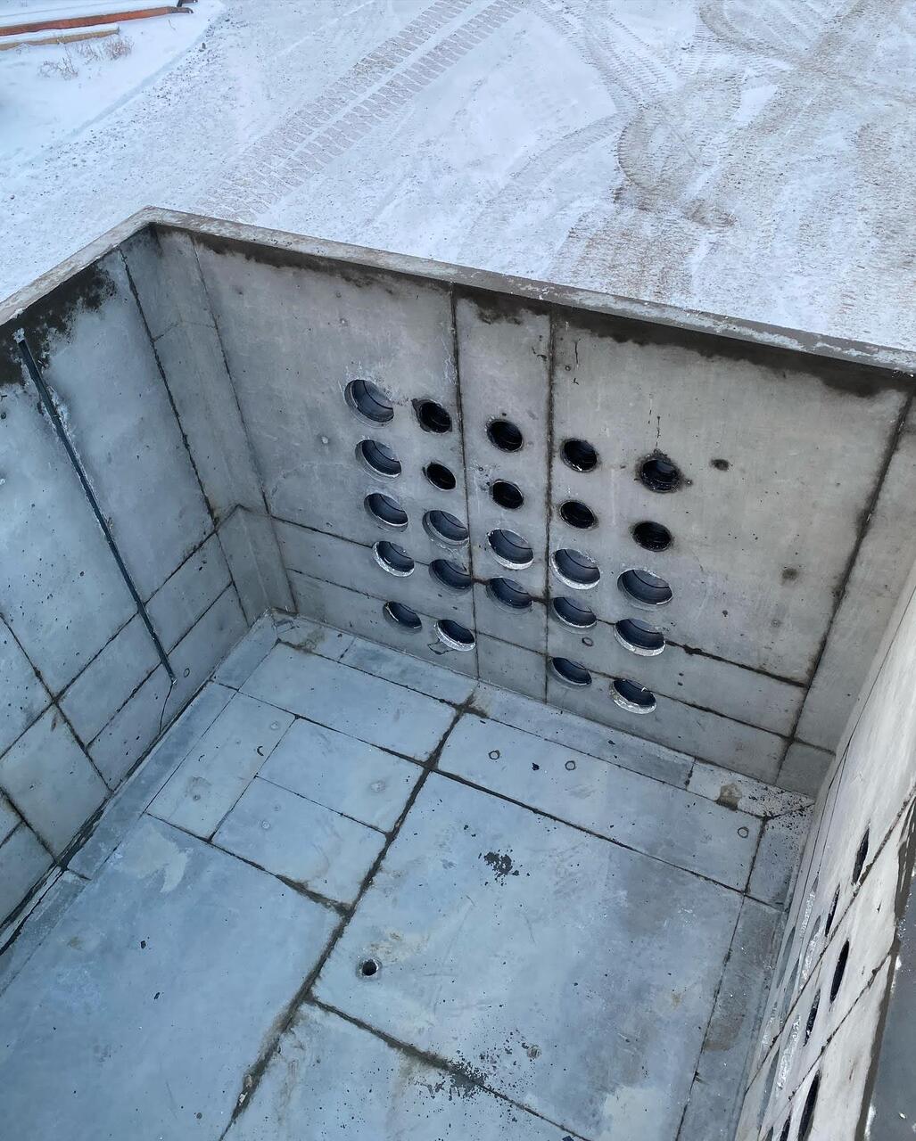 Electrical vault interior