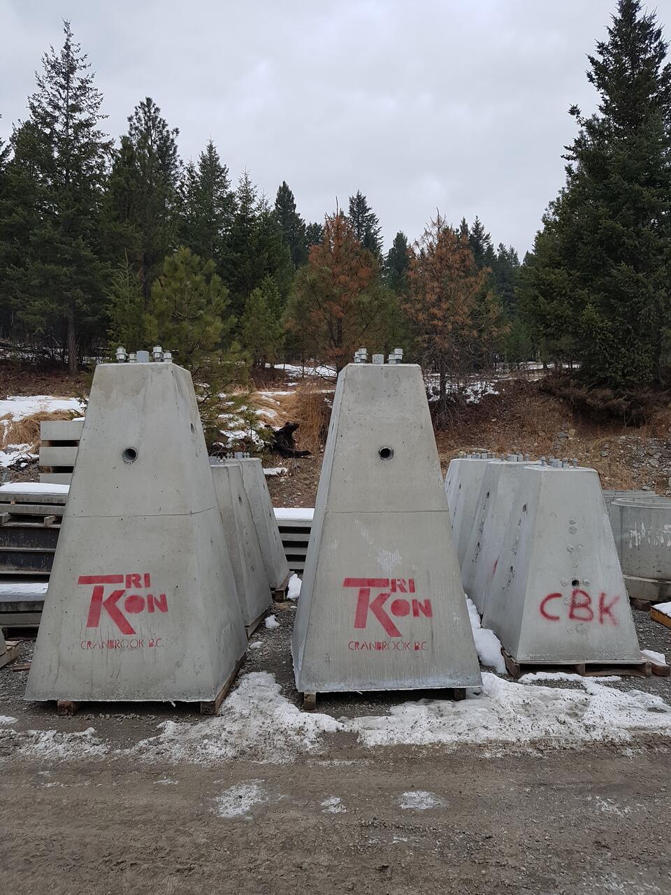 Light pole bases