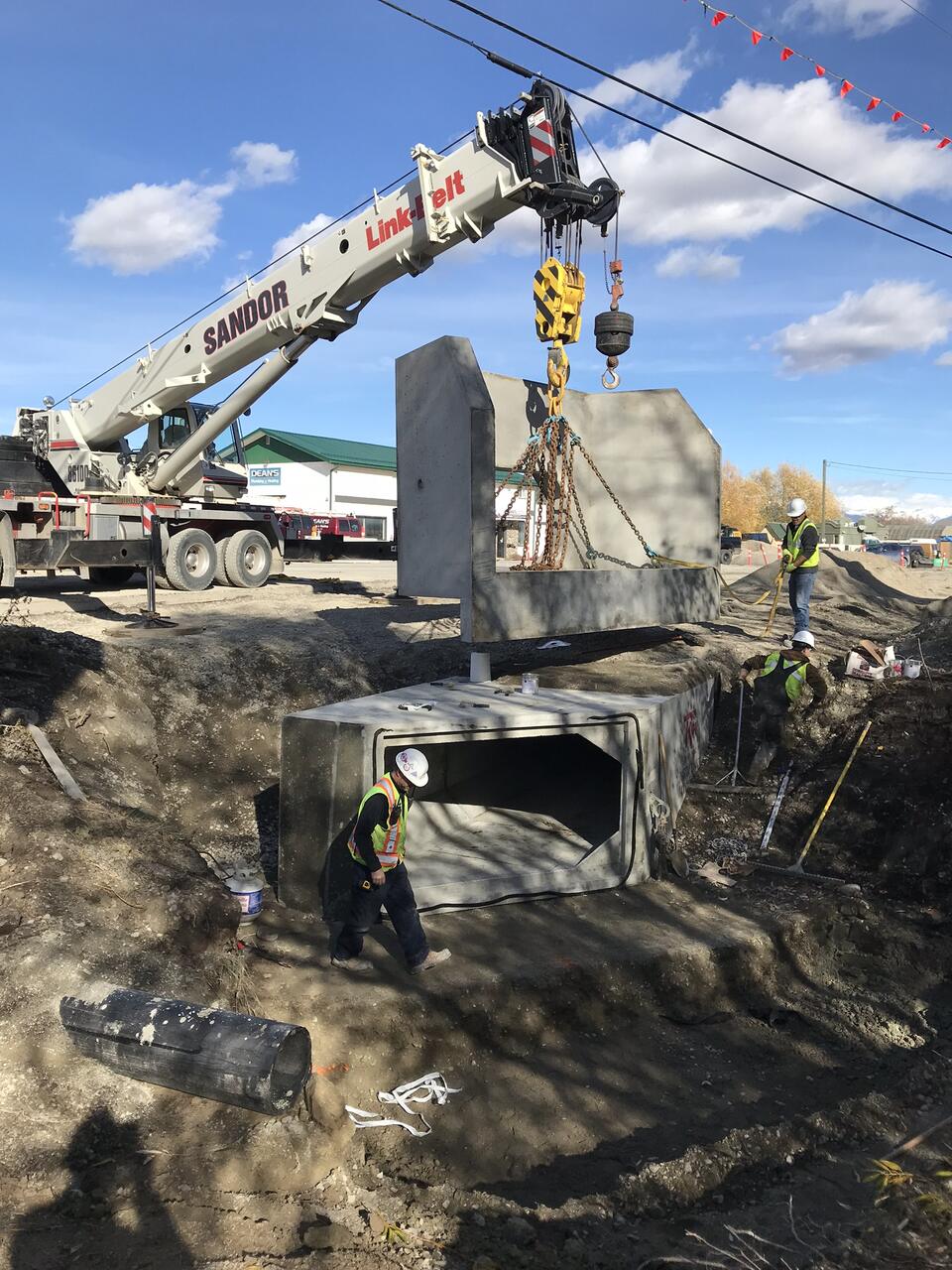 Headwall installation