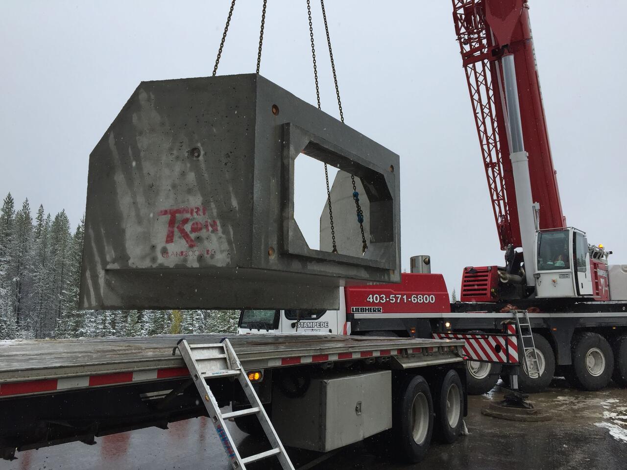 Headwall installation