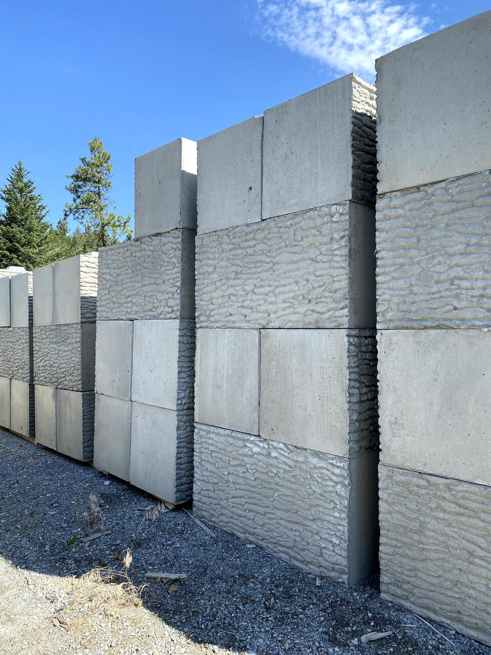 Decorative interlocking blocks