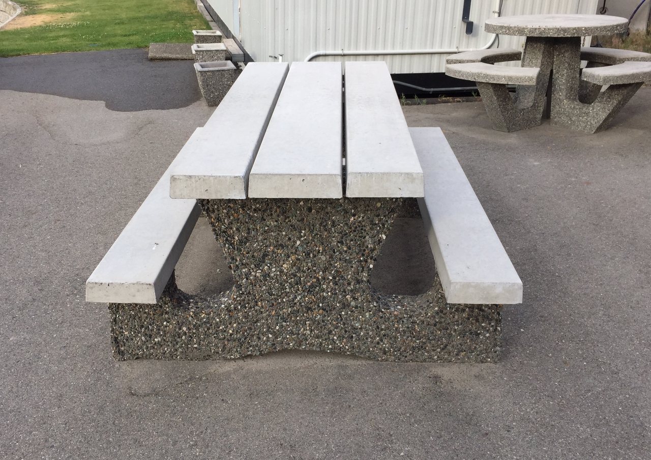 Picnic tables