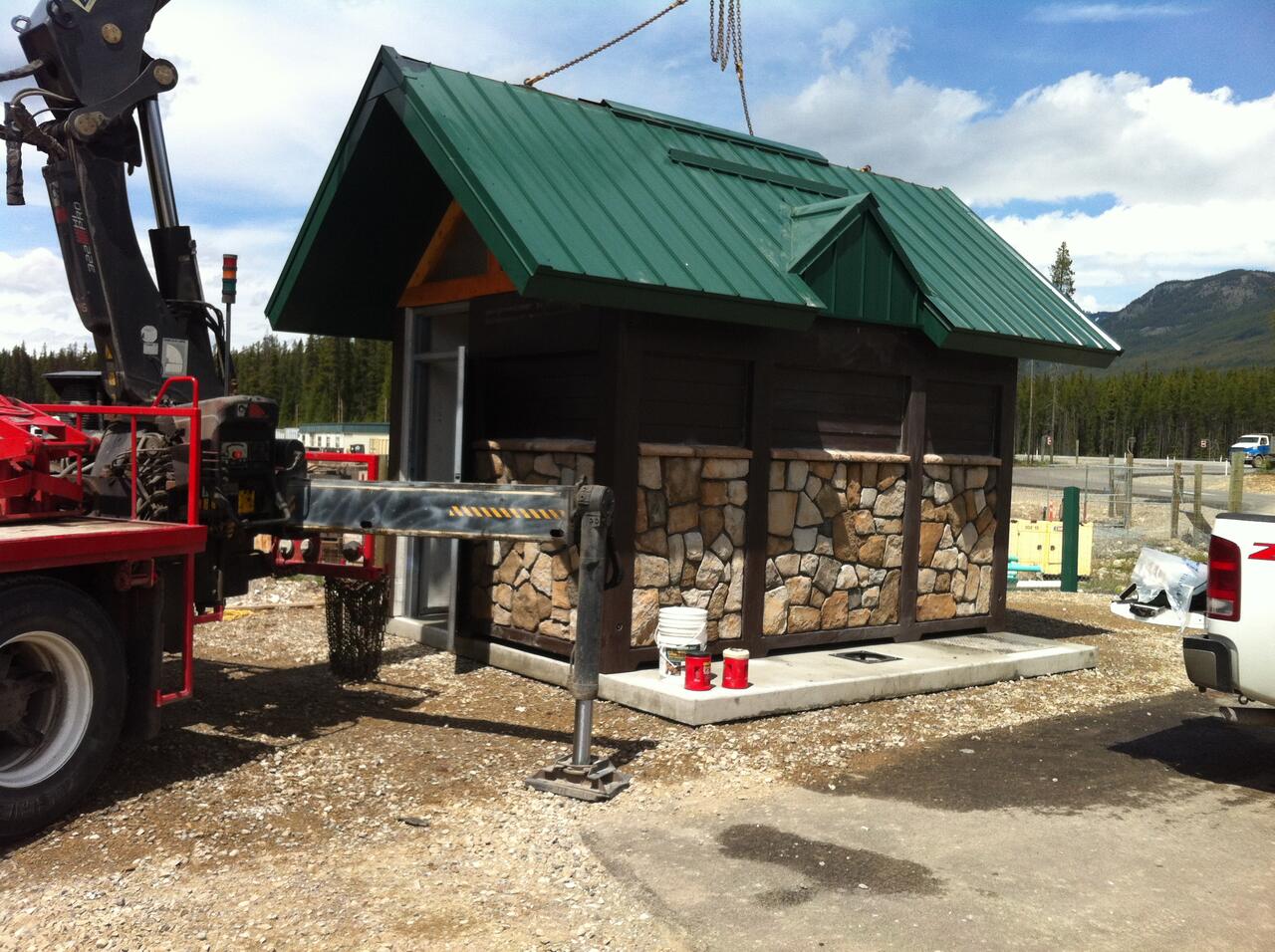 Outhouse installation